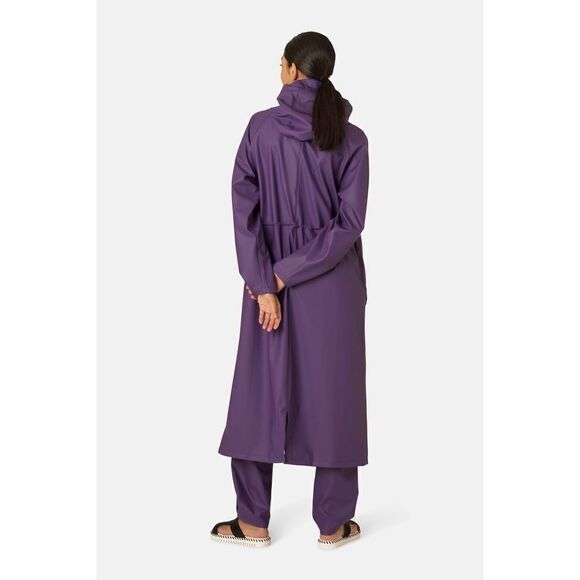 Ilse Jacobsen Long RAINCOAT Rain71L (Purple Rain) Size XS (US4) - Picture 3 of 14